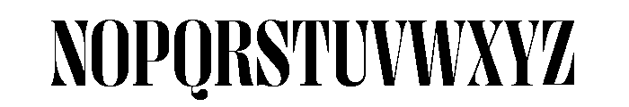 Right Didone Narrow Variable 5 Font UPPERCASE