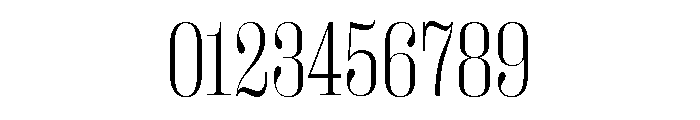 Right Didone Narrow Variable Font OTHER CHARS