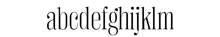 Right Didone Narrow Variable FONT