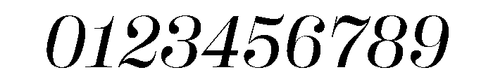 Right Didone Regular Italic Font OTHER CHARS