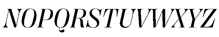 Right Didone Regular Italic Font UPPERCASE