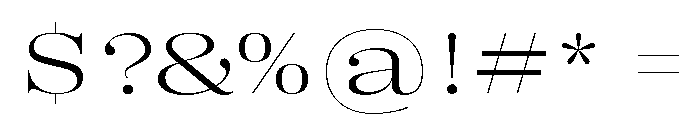 Right Didone Spatial Variable 2 Font OTHER CHARS