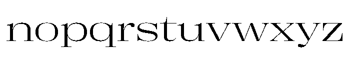 Right Didone Spatial Variable 2 Font LOWERCASE