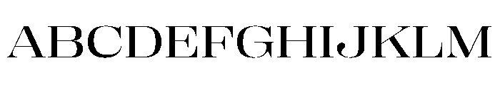 Right Didone Spatial Variable 3 Font UPPERCASE