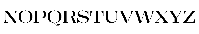 Right Didone Spatial Variable 3 Font UPPERCASE