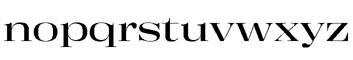 Right Didone Spatial Variable 3 Font LOWERCASE