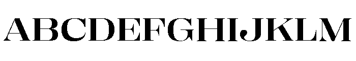 Right Didone Spatial Variable 4 Font UPPERCASE