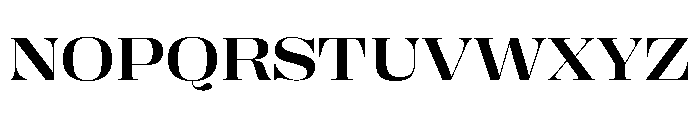 Right Didone Spatial Variable 4 Font UPPERCASE