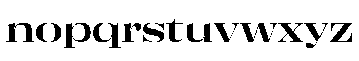 Right Didone Spatial Variable 4 Font LOWERCASE