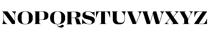 Right Didone Spatial Variable 5 Font UPPERCASE