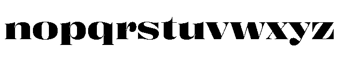 Right Didone Spatial Variable 6 Font LOWERCASE