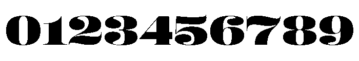 Right Didone Spatial Variable 7 Font OTHER CHARS