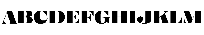 Right Didone Spatial Variable 7 Font UPPERCASE
