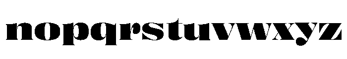 Right Didone Spatial Variable 7 Font LOWERCASE