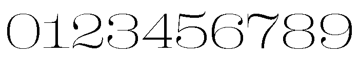 Right Didone Spatial Variable Font OTHER CHARS