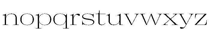Right Didone Spatial Variable Font LOWERCASE