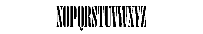 Right Didone Tall Medium Font UPPERCASE