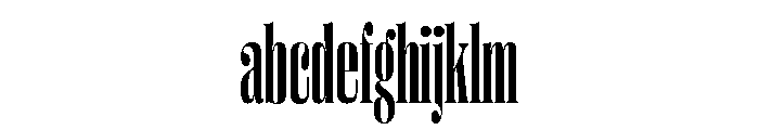 Right Didone Tall Medium FONT