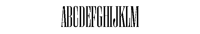Right Didone Tall Variable 2 Font UPPERCASE
