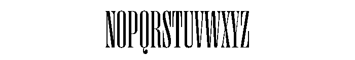 Right Didone Tall Variable 2 Font UPPERCASE