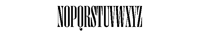 Right Didone Tall Variable 3 Font UPPERCASE