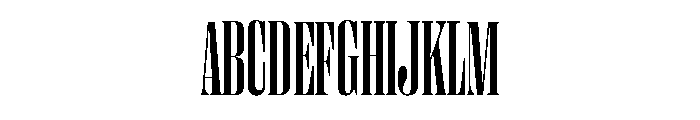 Right Didone Tall Variable 4 Font UPPERCASE