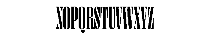 Right Didone Tall Variable 5 Font UPPERCASE