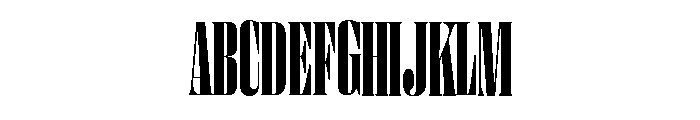 Right Didone Tall Variable 6 Font UPPERCASE