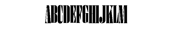 Right Didone Tall Variable 7 Font UPPERCASE