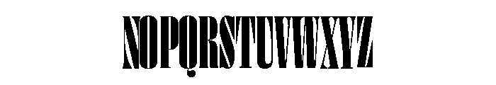 Right Didone Tall Variable 7 Font UPPERCASE