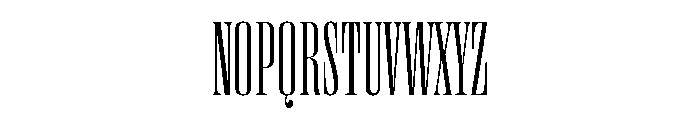 Right Didone Tall Variable Font UPPERCASE