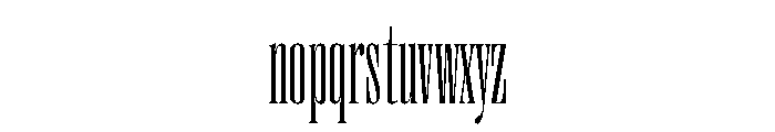 Right Didone Tall Variable Font LOWERCASE
