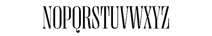 Right Didone Tight Variable 2 Font UPPERCASE