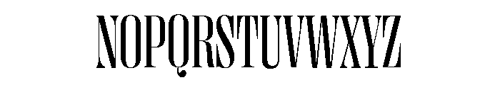 Right Didone Tight Variable 3 Font UPPERCASE
