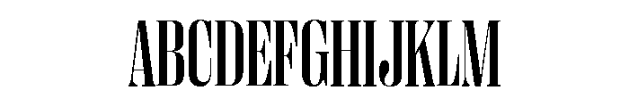 Right Didone Tight Variable 4 Font UPPERCASE