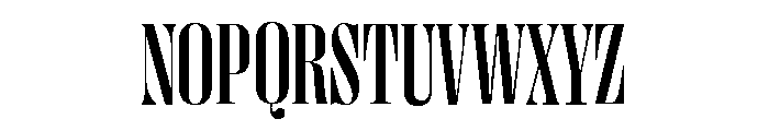 Right Didone Tight Variable 4 Font UPPERCASE