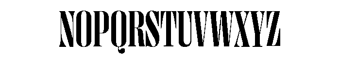 Right Didone Tight Variable 5 Font UPPERCASE
