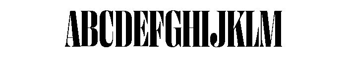 Right Didone Tight Variable 6 Font UPPERCASE