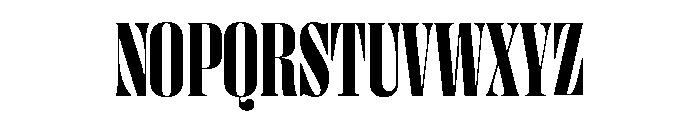 Right Didone Tight Variable 6 Font UPPERCASE