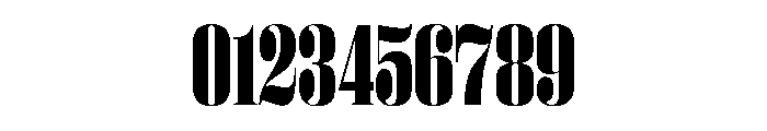 Right Didone Tight Variable 7 Font OTHER CHARS