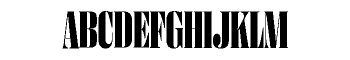Right Didone Tight Variable 7 Font UPPERCASE