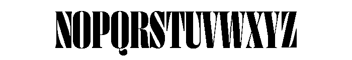 Right Didone Tight Variable 7 Font UPPERCASE