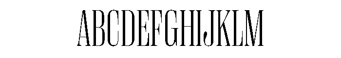 Right Didone Tight Variable Font UPPERCASE