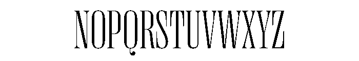 Right Didone Tight Variable Font UPPERCASE