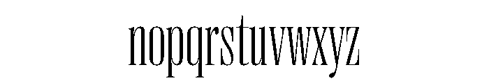 Right Didone Tight Variable Font LOWERCASE