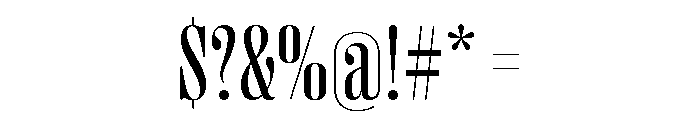 Right Didone Variable 10 Font OTHER CHARS