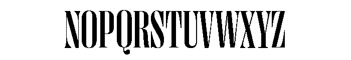 Right Didone Variable 11 Font UPPERCASE