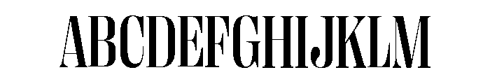 Right Didone Variable 18 Font UPPERCASE