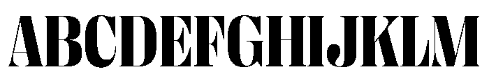 Right Didone Variable 27 Font UPPERCASE