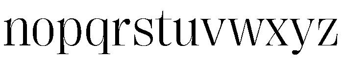 Right Didone Variable 30 Font LOWERCASE